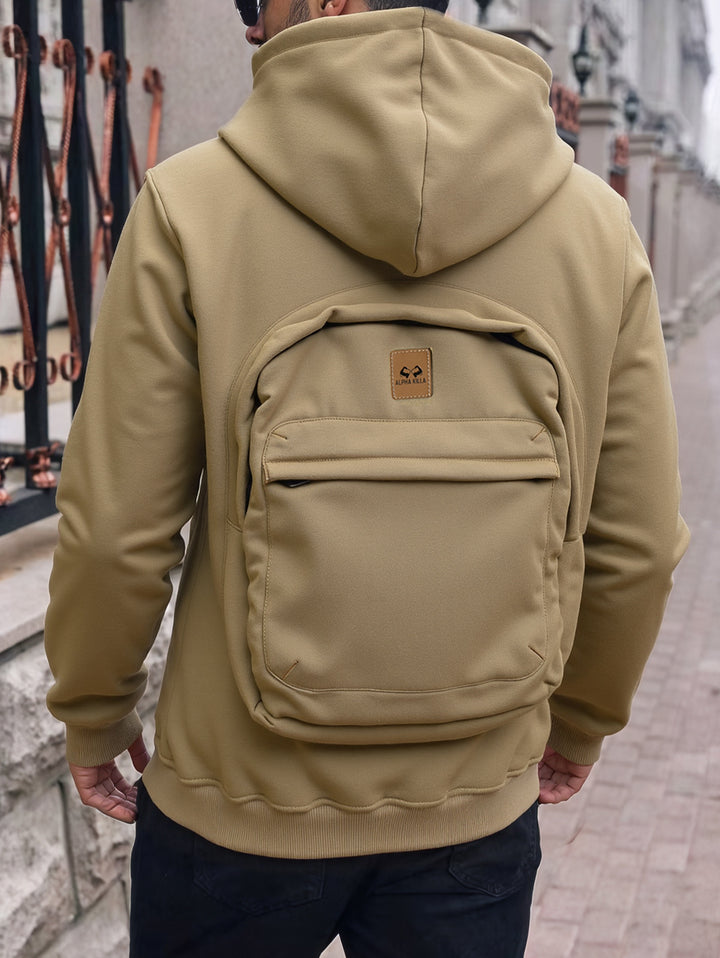 Herren Lässiger Kapuzenpullover mit praktischen Taschen Echo Archiv