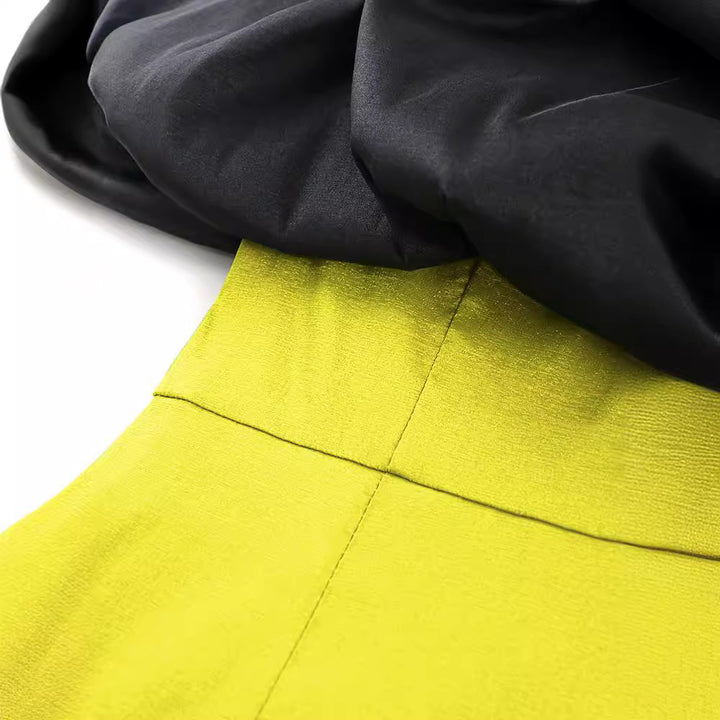 Damen figurbetontes Kleid mit voluminösem Rüschensaum Echo Archiv