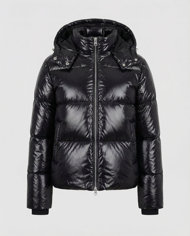 Damen Puffy Jacke Kapuze | Echoarchiv