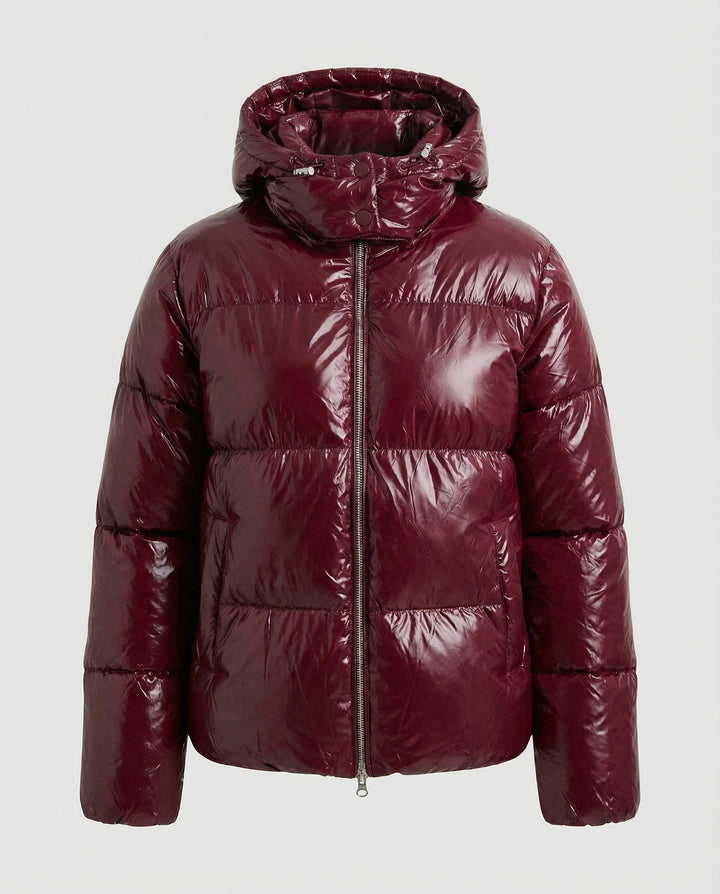 Damen Puffy Jacke Kapuze | Echoarchiv