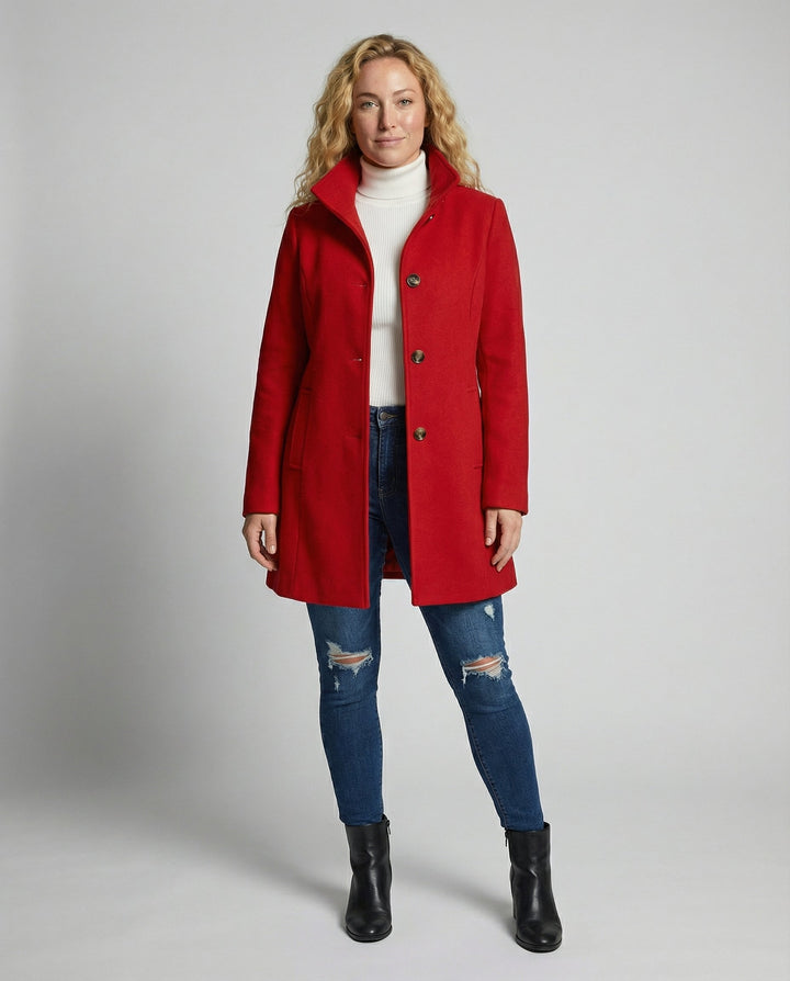 Eleganter Damen Wollmantel | Echoarchiv