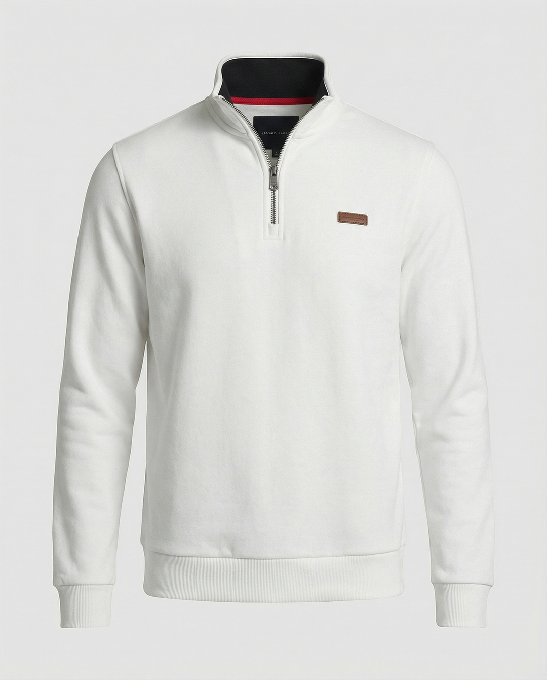 Herren Hochwertiger Fleece-Pullover mit halbem Reißverschluss Echoarchiv