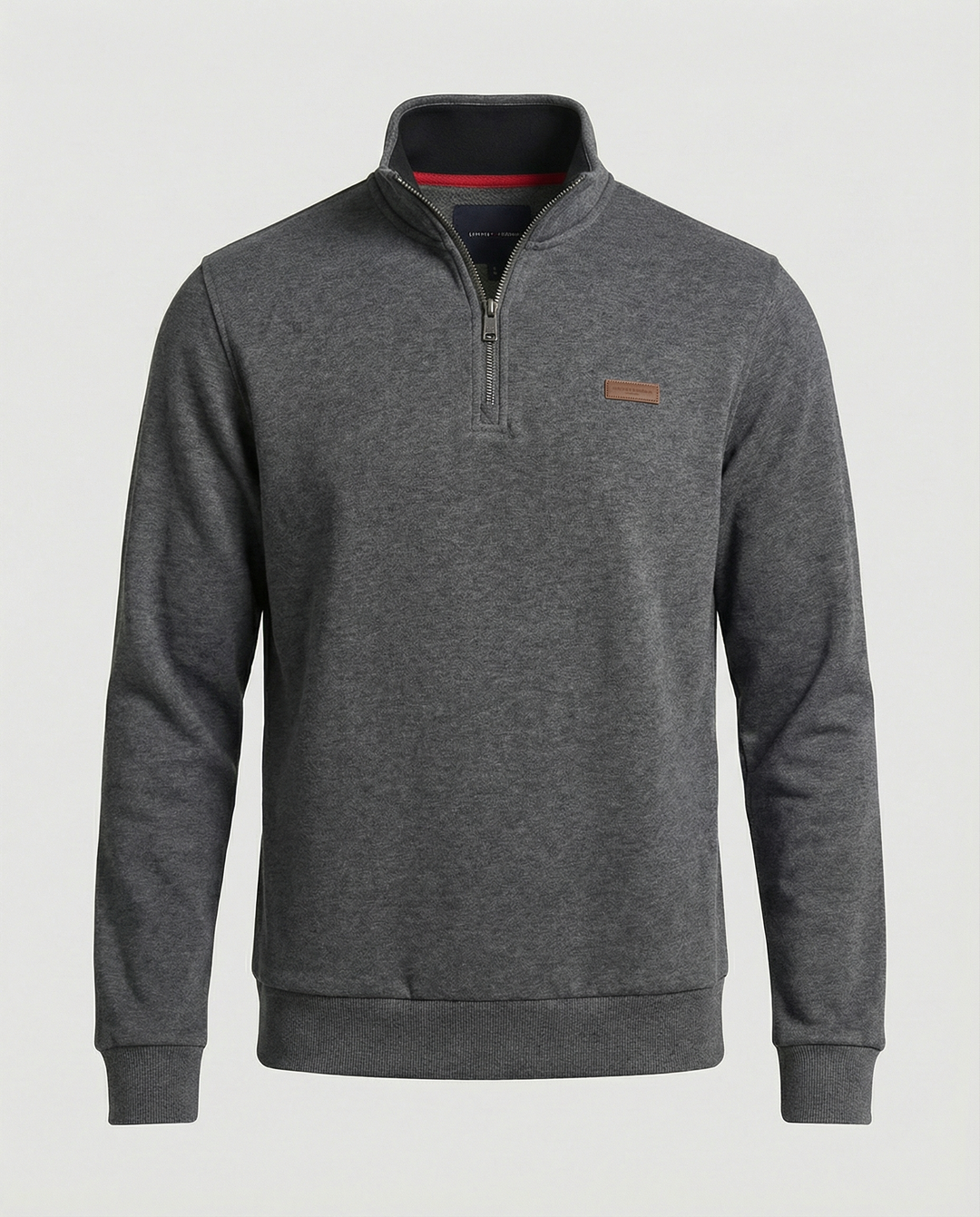 Herren Hochwertiger Fleece-Pullover mit halbem Reißverschluss Echoarchiv