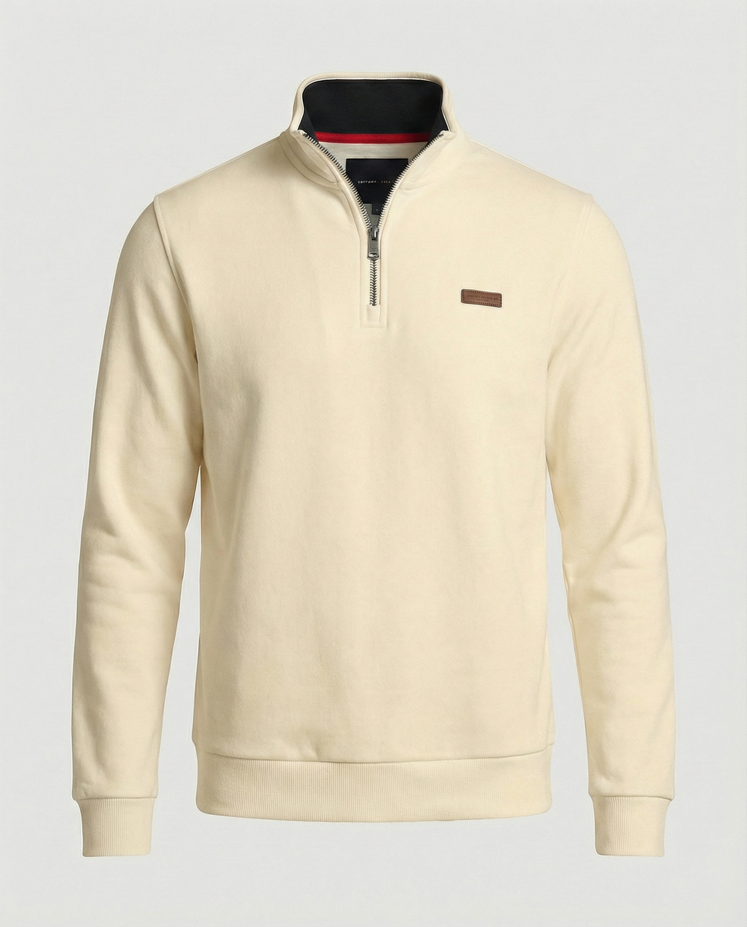 Herren Hochwertiger Fleece-Pullover mit halbem Reißverschluss Echoarchiv