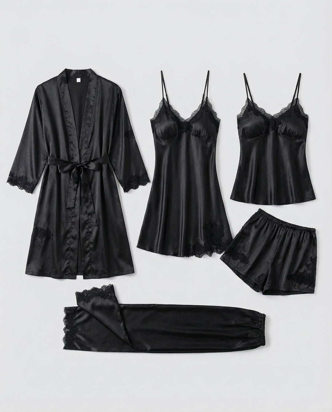 Luxuriöses Seiden Pyjama Set Damen | Echoarchiv