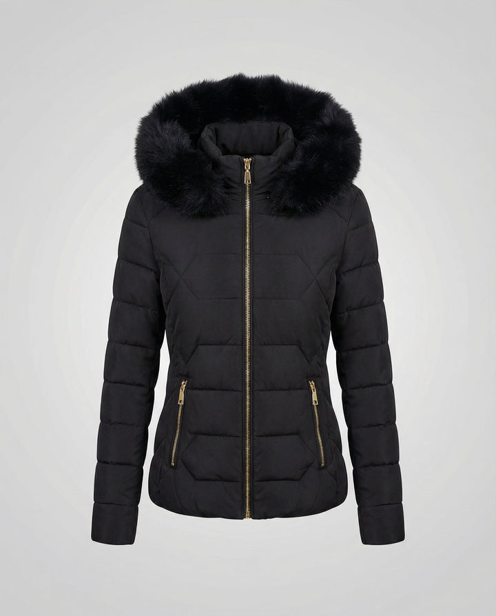 Damen Winterjacke Kunstfell | Echoarchiv