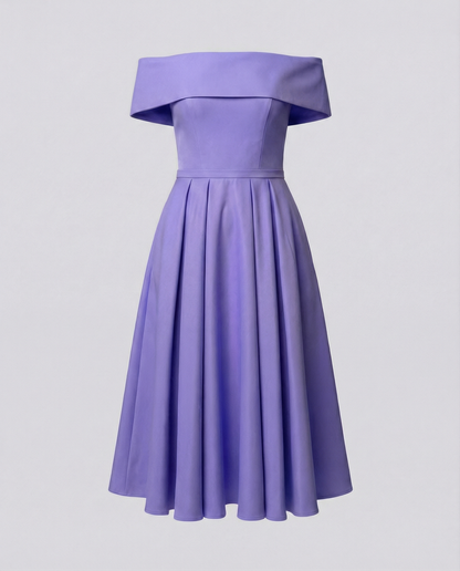 Vielseitiges trägerloses Satin-Kleid für Partys