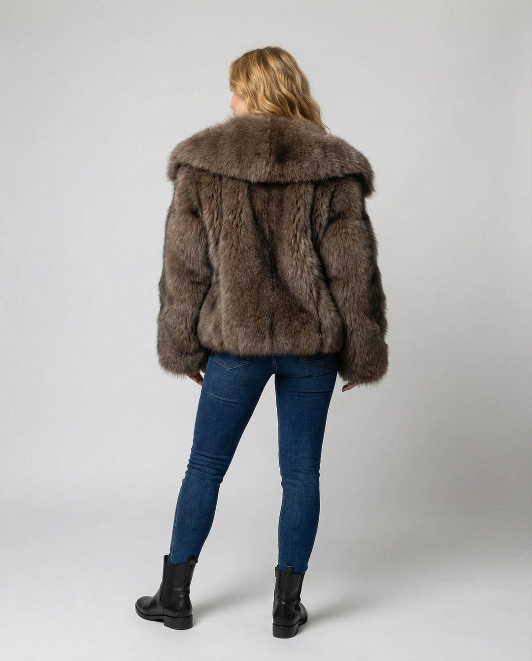 Luxuriöse Weiche Pelzjacke Damen | Heidi-Mode