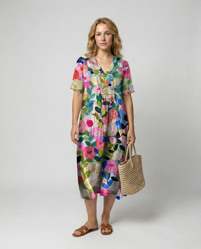 Luftiges Blumen Sommerkleid Damen | Echo Archiv