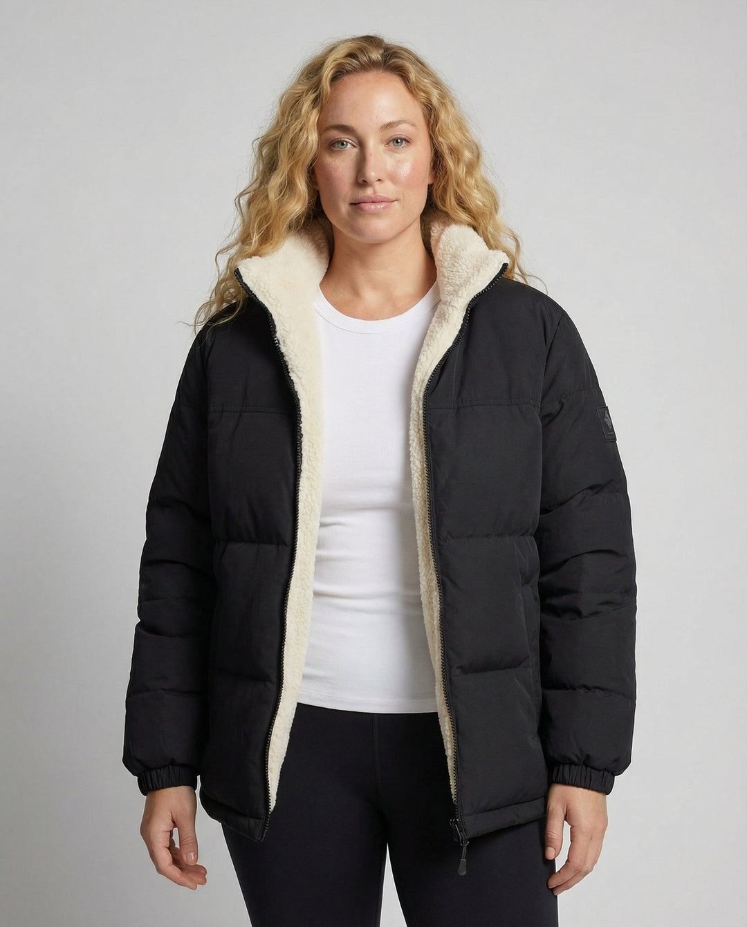 Gefütterte Damen Steppjacke Winter | Echoarchiv