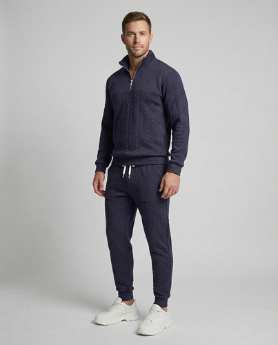 Freizeitanzug Herren aus Strickqualität