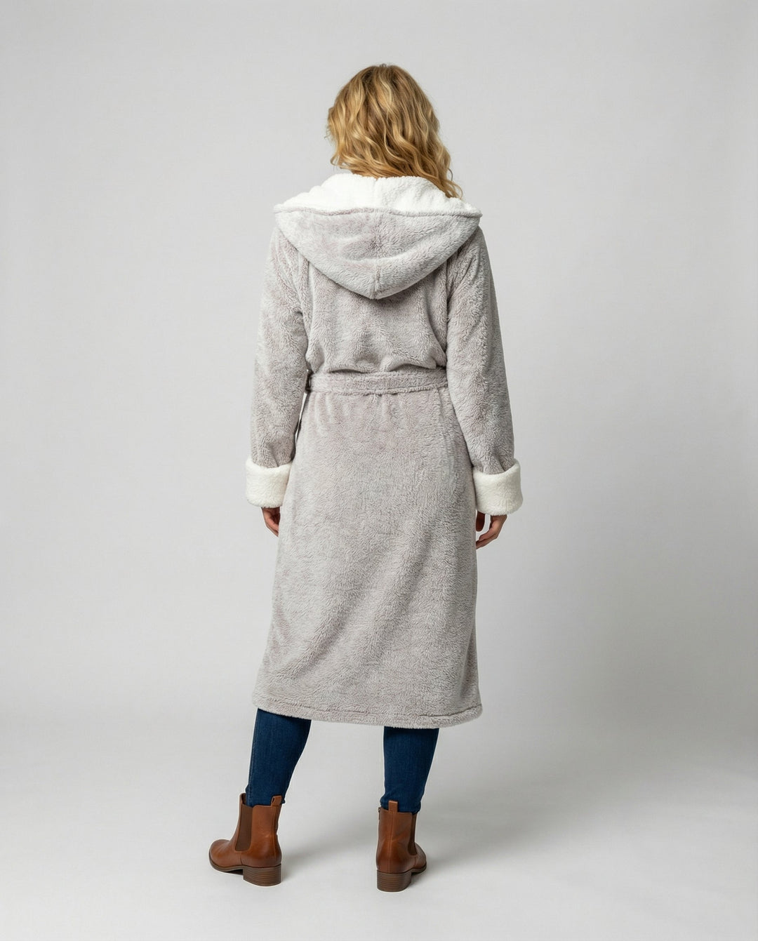 Kuscheliger Fleece Morgenmantel Damen | Echoarchiv