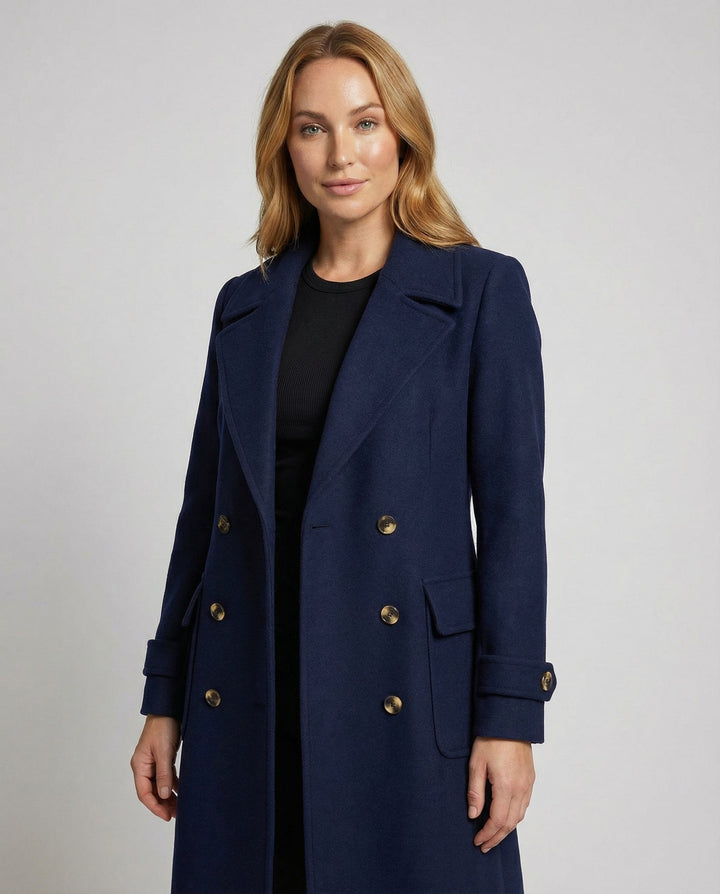 Eleganter Wollmantel Damen | Echoarchiv