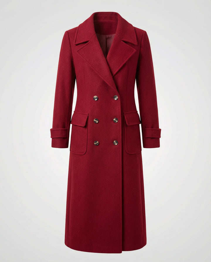 Eleganter Wollmantel Damen | Echoarchiv