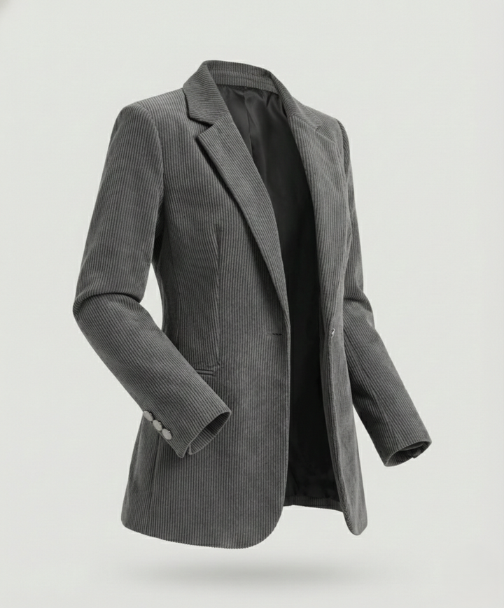 Damen Cordblazer mit Reverskragen