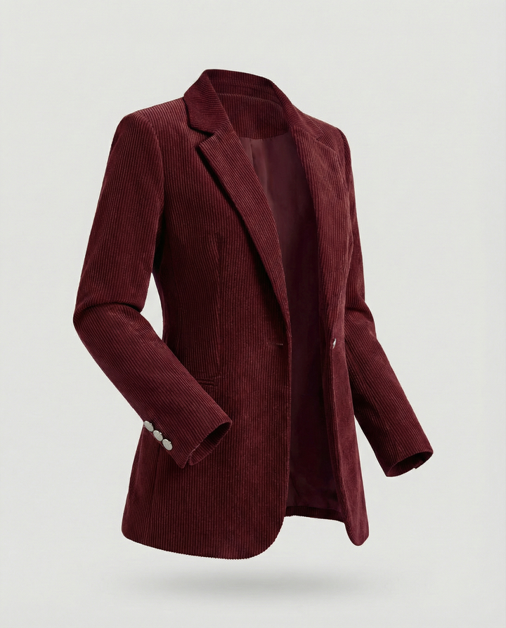 Damen Cordblazer mit Reverskragen