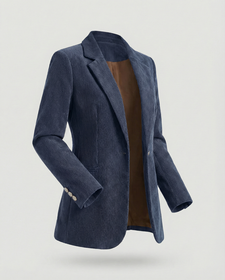 Damen Cordblazer mit Reverskragen