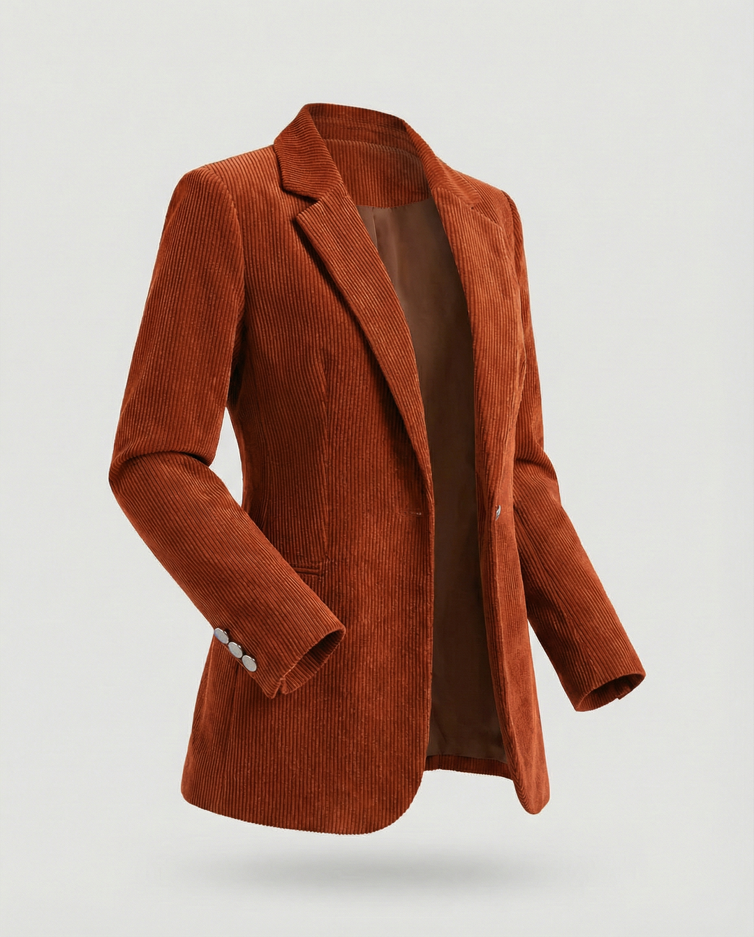 Damen Cordblazer mit Reverskragen