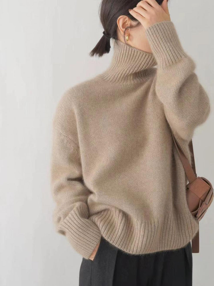 Elegant Rollkragenpullover für Damen – Mavelle