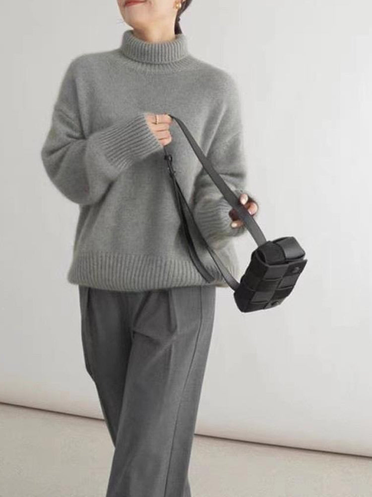Elegant Rollkragenpullover für Damen – Mavelle