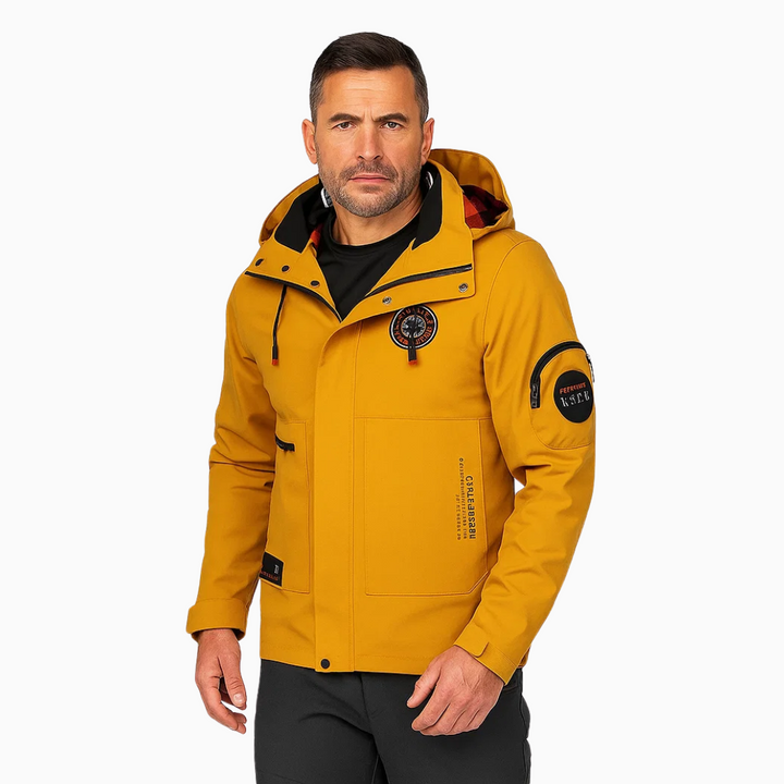 Echoarchiv | Leichte Herren Outdoor-Jacke, winddicht und wasserdicht mit Kapuze