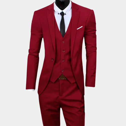 Echoarchiv | Herren Business Anzug 3-teilig – Sakko, Weste & Hose