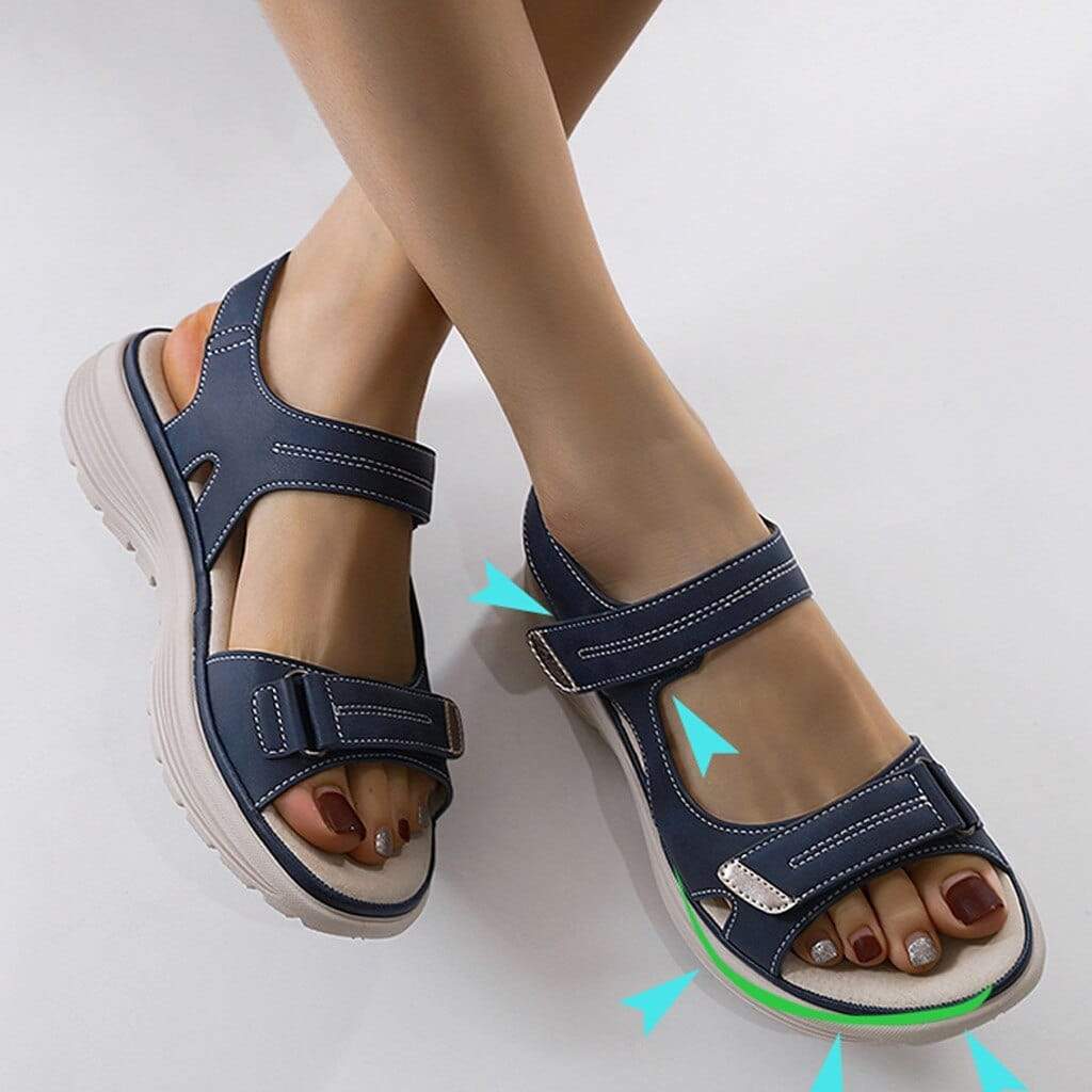 Orthopädische Sandalen - Leichte Klettsport-Sandalen für Frauen Echoarchiv
