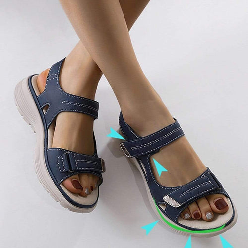 Orthopädische Sandalen - Leichte Klettsport-Sandalen für Frauen Echoarchiv