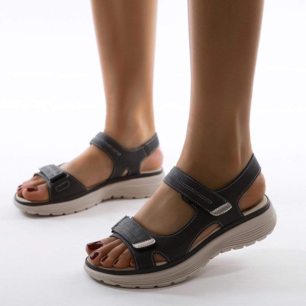 Orthopädische Sandalen - Leichte Klettsport-Sandalen für Frauen Echoarchiv