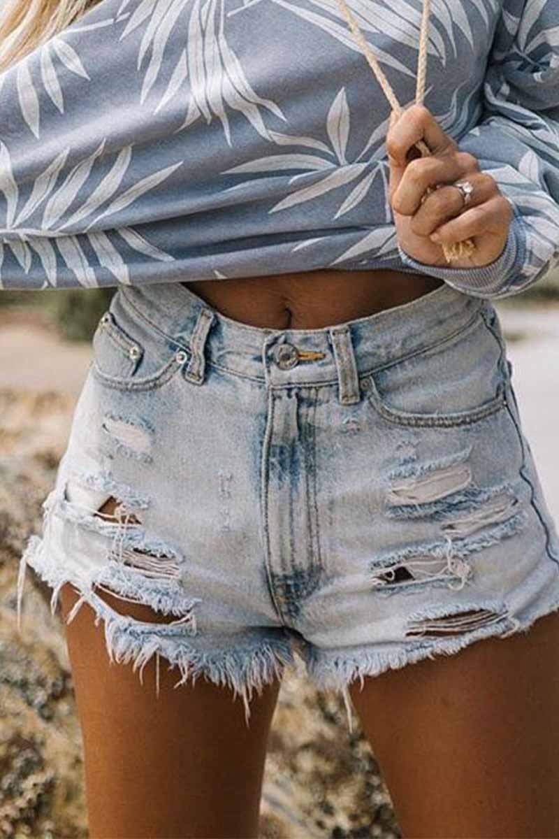 Echoarchiv | Stilvolle Denim-Shorts