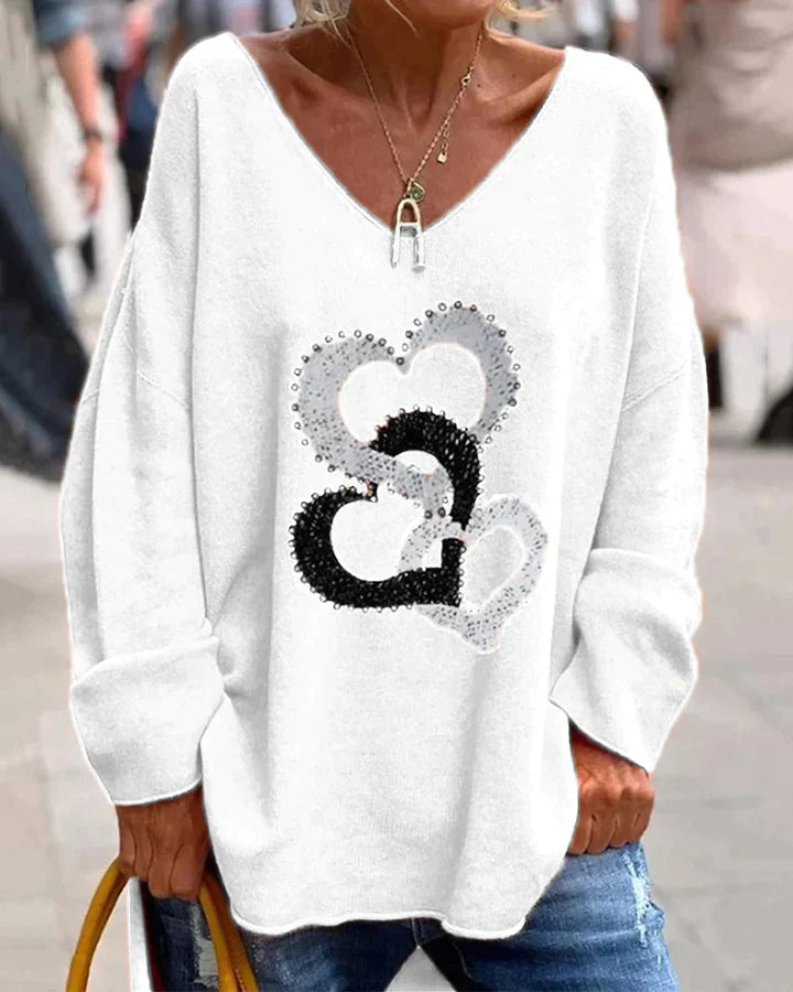 Bequemer und modischer Pullover