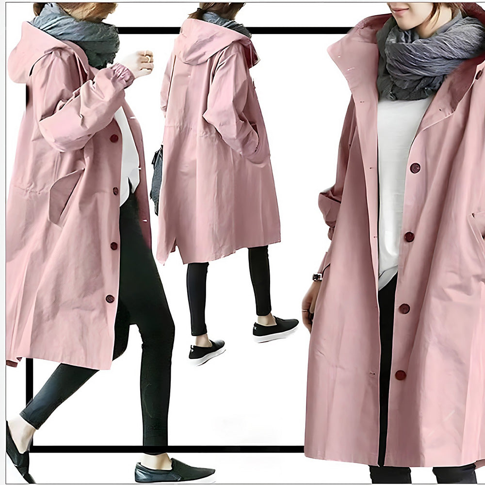 Echoarchiv | Wasserdichte Windjacke mit Kapuze