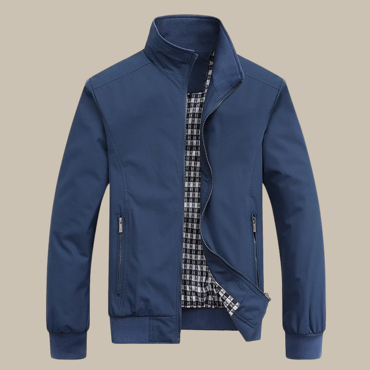 Echoarchiv - Stilvolle Casual Herbst WindbrEchoarchivker mit Kragen für Männer
