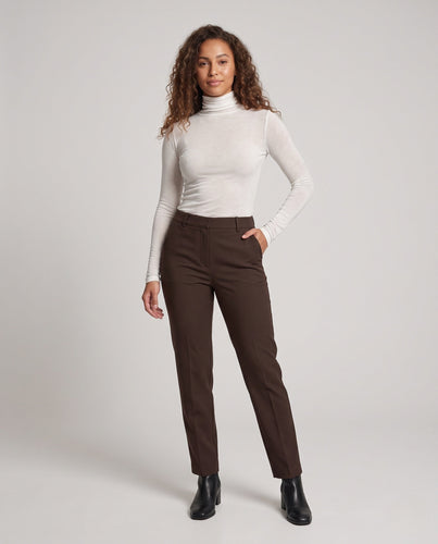 Damen Feines Rollkragen-Longsleeve aus leichtem Feinstrick Echo Archiv