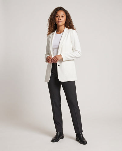 Damen Unstrukturierter Single-Breasted Blazer mit aufgesetzten Taschen Echo Archiv