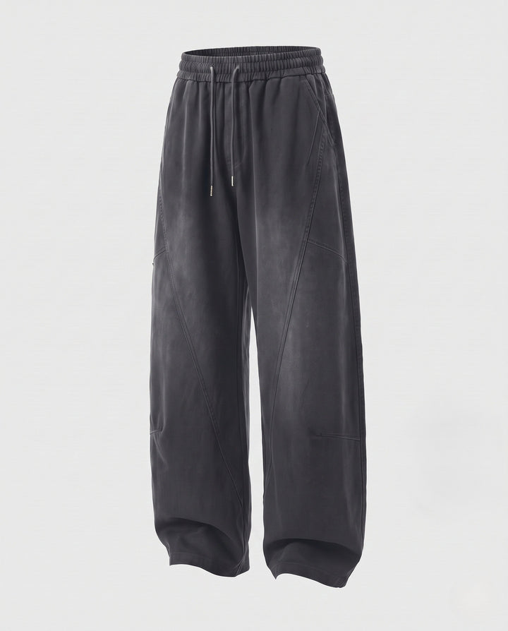 Damen weite Ballonhose mit Kordelzug und Utility-Nähten Echo Archiv