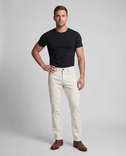 Herren Gerade geschnittene Five-Pocket-Stoffhose mit leichtem Stretch Echo Archiv