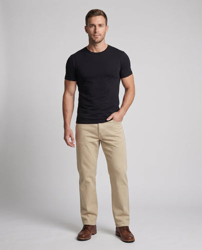 Herren Oversize-Baumwollhose mit geradem Bein Echo Archiv