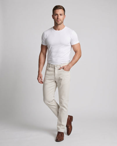 Herren Straight-Fit Vintage-Denim-Jeans mit leichtem Stonewash und mittlerer Bundhöhe Echo Archiv