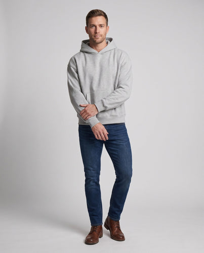 Unisex Oversize-Kapuzenpullover mit Kängurutasche und überschnittenen Schultern Echo Archiv