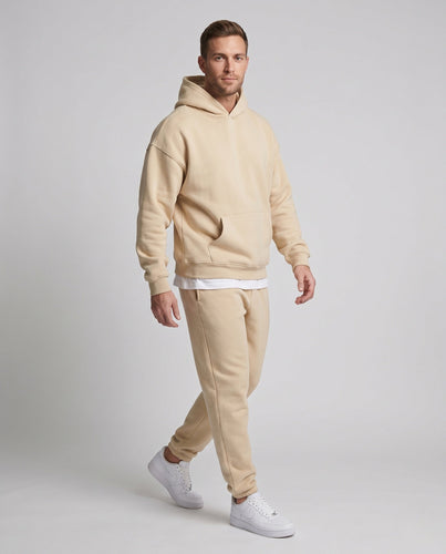 Herren Oversized Kapuzen-Sweatshirt und Relaxed Jogginghose Set Echo Archiv
