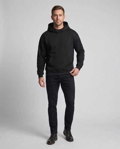 Unisex Oversized Kapuzenpullover mit Kängurutasche und Drop-Shoulder Echo Archiv