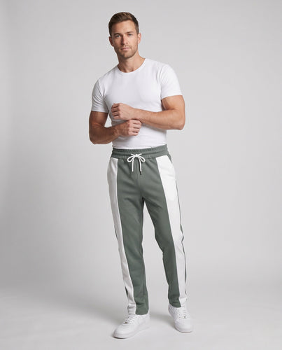 Herren Sportliche Jogginghose mit Kontrastseitenstreifen und elastischem Bund Echo Archiv