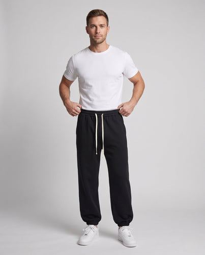 Herren Relaxed-Fit Sweatpants mit Komfortbund, Kordelzug und Bündchen Echo Archiv