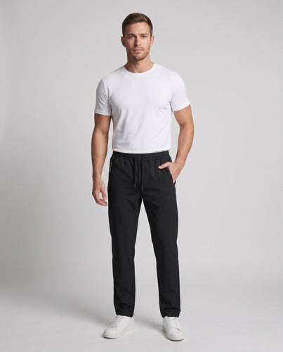 Herren Slim-Fit Tech-Joggerhose mit Reißverschlusstaschen und elastischem Komfortbund Echo Archiv