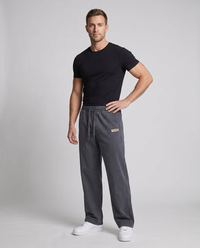 Herren Thermo-Fleece-Hose mit weiter Passform, Tunnelzugbund und wärmendem Innenfutter Echo Archiv