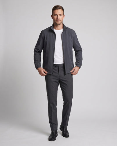 Herren Thermo‑Leichtjacke mit wärmendem Fleece-Innenfutter und Stehkragen Echo Archiv