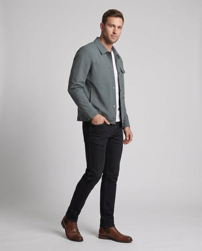 Herren Utility-Jacke mit Hemdkragen und mehreren Fronttaschen Echo Archiv