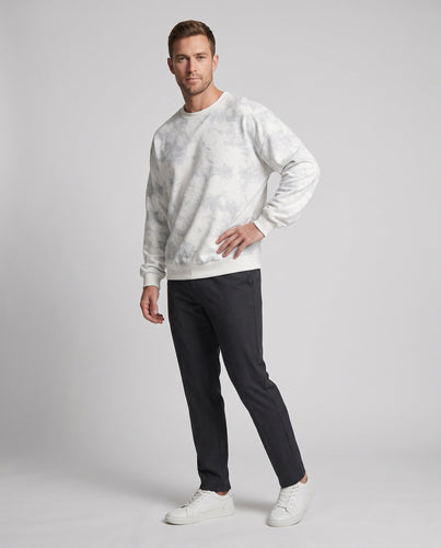 Unisex Oversize-Sweatshirt mit Batikoptik und geripptem Saum Echo Archiv