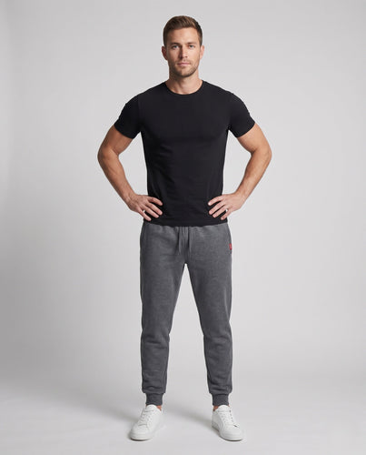 Herren Gefütterte Thermo-Jogginghose mit elastischem Bund und schmal zulaufendem Bein Echoarchiv
